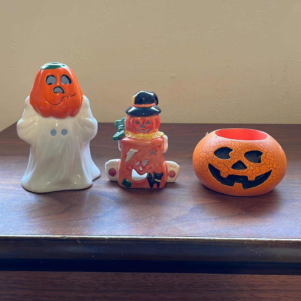Halloween candle holders